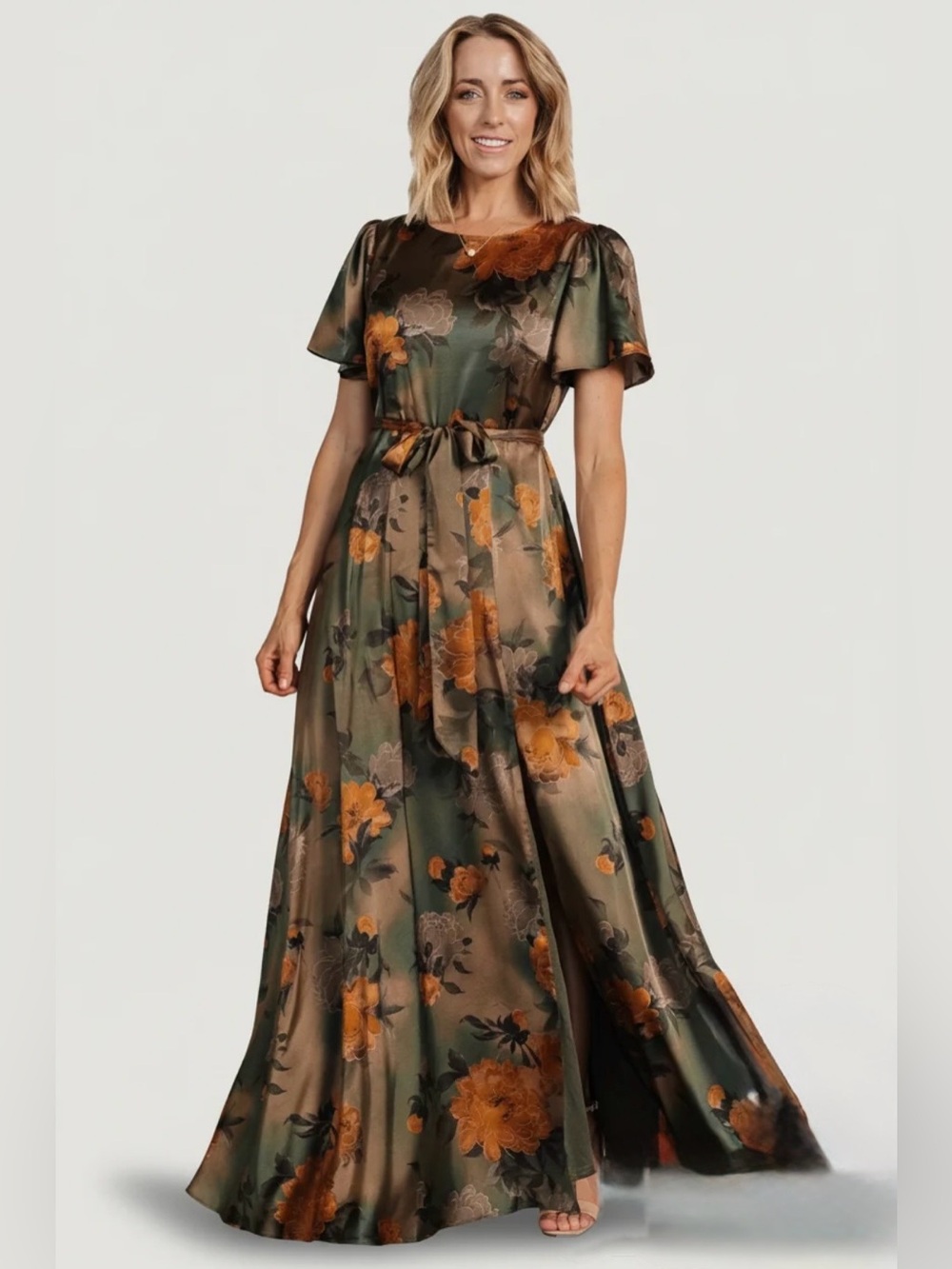 Baltic Born Agnes Satin Maxi Dress - Picture 8 of 9
